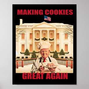 Affiche Rendre le cookie génial à nouveau drôle Trump pren