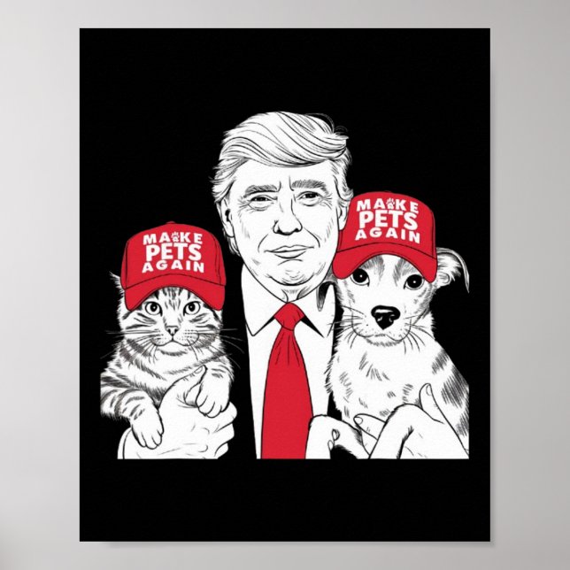 Affiche Rendre les animaux en sécurité à l'élection Mega T (Devant)