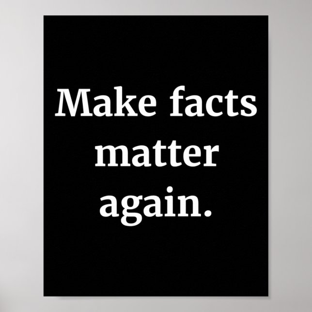 Affiche Rendre les faits Sticker à nouveau (Devant)