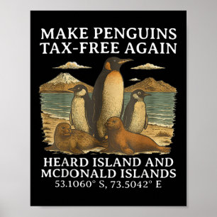 Affiche Rendre les pingouins exempts d'impôt encore amusan
