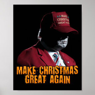 Affiche Rendre Noël grand à nouveau Noël Noël amusant Trum