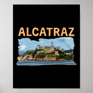 Affiche Rendre sa grandeur à Alcatraz drôle Trump Alcatraz