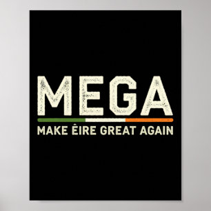Affiche Rendre sa grandeur à Éire - Humour Trump irlandais