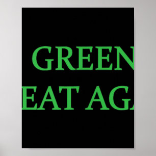 Affiche Rendre sa grandeur au Groenland, Trump vert Mens W