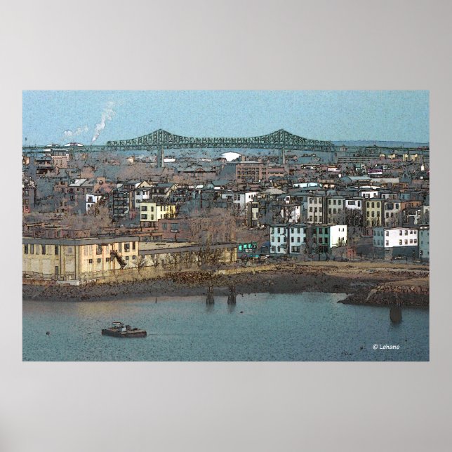 Affiche Rendu du pont Tobin (Devant)