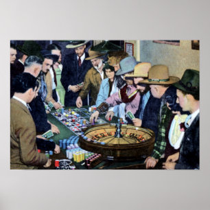Affiche Reno Nevada Roulette