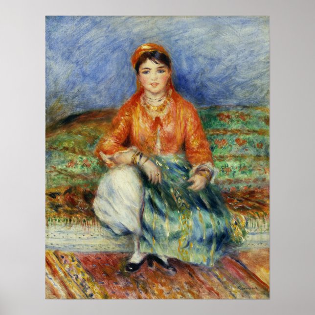 Affiche Renoir - Algérienne fille (Devant)