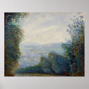 Affiche Renoir Auvers Valley Oise River Peinture