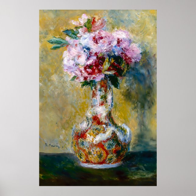 Affiche Renoir, Bouquet dans un vase, 1878 (Devant)