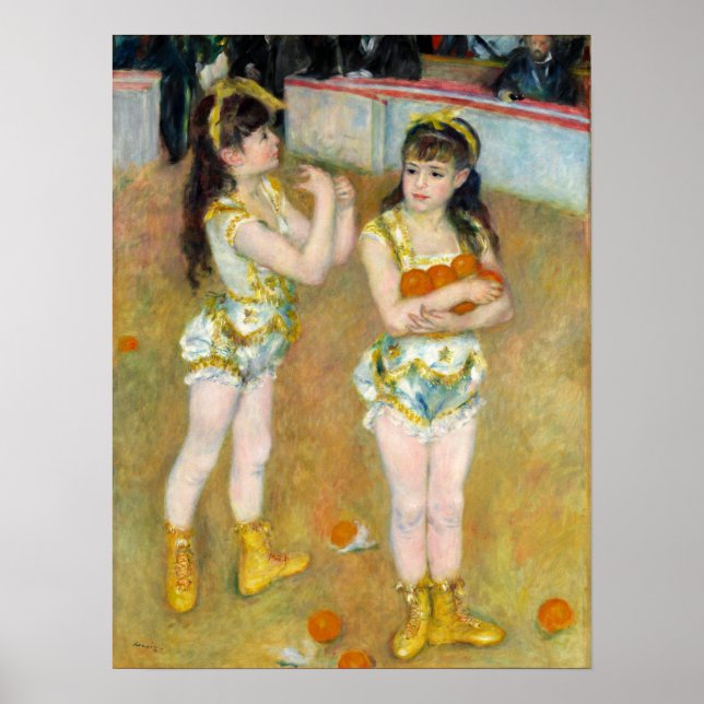 Affiche Renoir - Cirque acroates Francisca et Angelina (Devant)