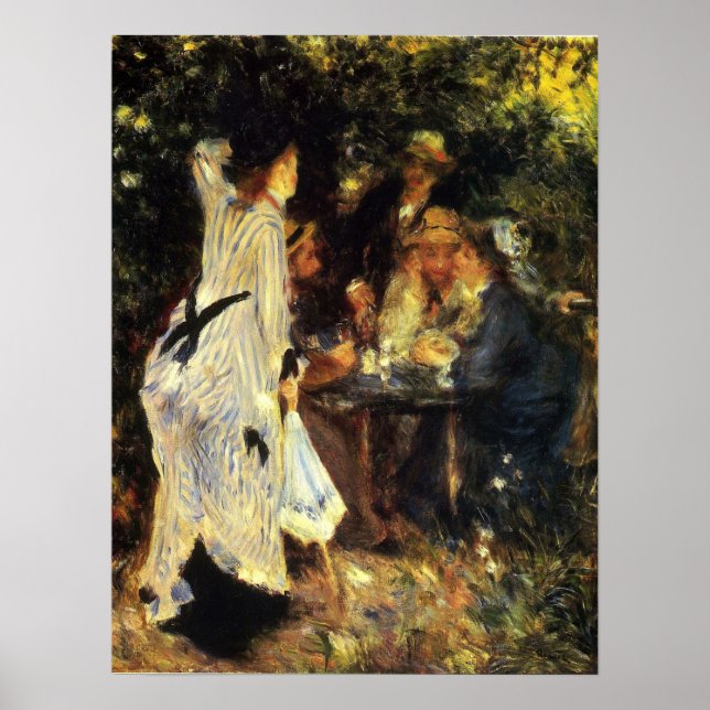 Affiche Renoir - Dans Le Jardin 1876 (Devant)