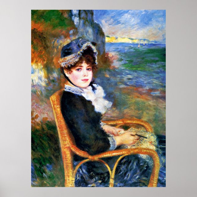 Affiche Renoir - En bord de mer (Devant)
