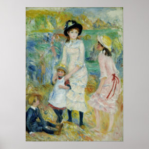 Affiche Renoir - Enfants au bord de la mer, Guernsey
