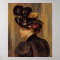 Renoir est une jeune femme portant un Casquette no