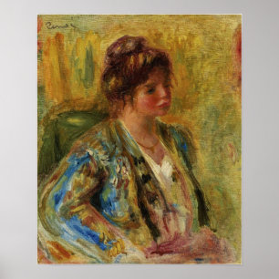Affiche Renoir - Femme en robe orientale 1895