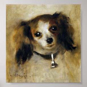 Affiche Renoir Head of A Dog Circa 1870
