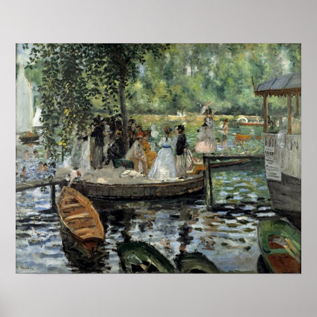 Affiche Renoir - La Grenouillère (Devant)