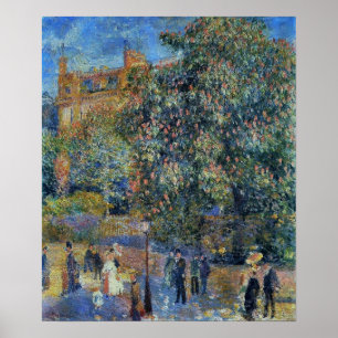 Affiche Renoir - La Place Saint-Georges 1875
