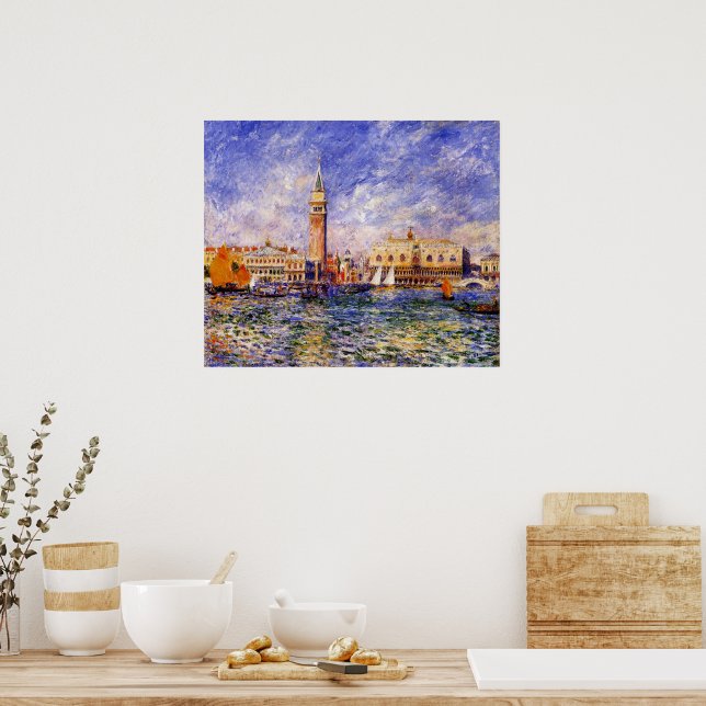 Affiche Renoir, Le Palais des Doges, (Cuisine)