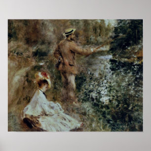 Affiche Renoir - Le pêcheur 1874