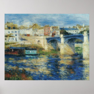 Affiche Renoir - Le pont Chatou 1875