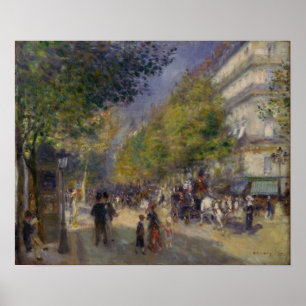 Affiche Renoir - Les Grands Boulevards