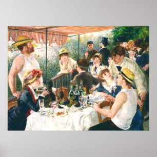 Affiche Renoir Luncheon de la Boating Party Renoir