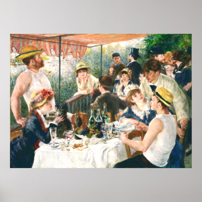 Affiche Renoir Luncheon de la Boating Party Renoir (Devant)