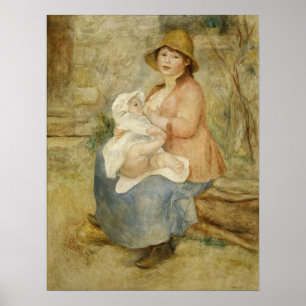 Affiche Renoir - Maternité
