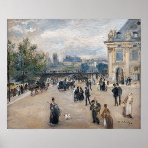 Affiche Renoir - Paris, Institut au Quai Malaquais