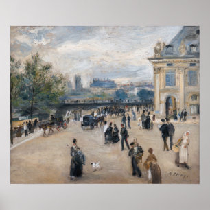 Affiche Renoir - Paris, Institut au Quai Malaquais