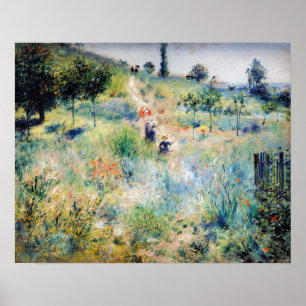 Affiche Renoir - Path Leading through Tall Grass