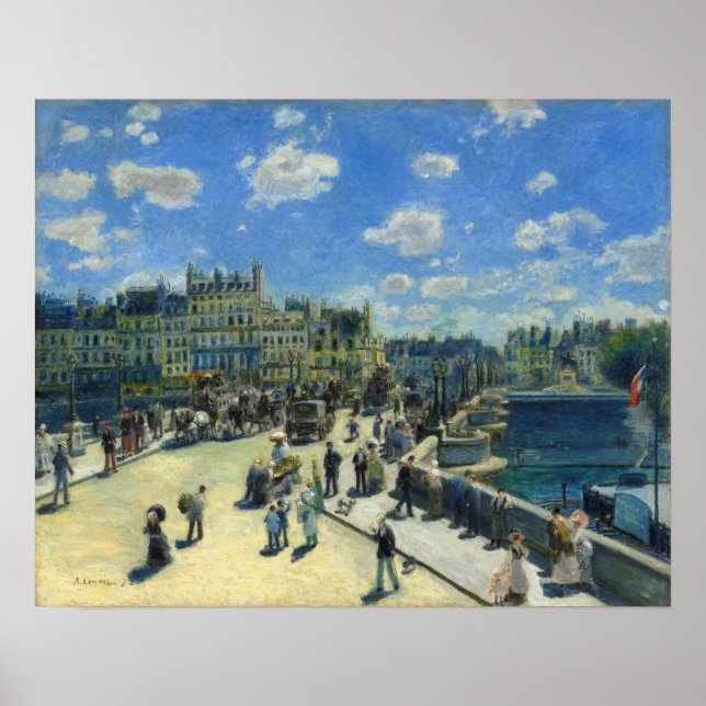 Affiche Renoir - Pont Neuf, Paris (Devant)