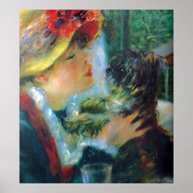 Affiche Renoir pour filles et chiens Impressionnisme Art (Devant)