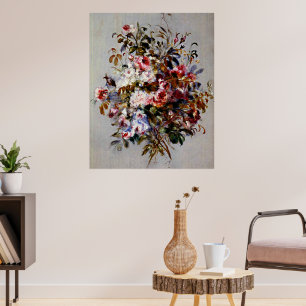 Affiche Renoir - Un Bouquet de Roses