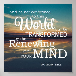 Affiche Renouveler spirituellement votre esprit