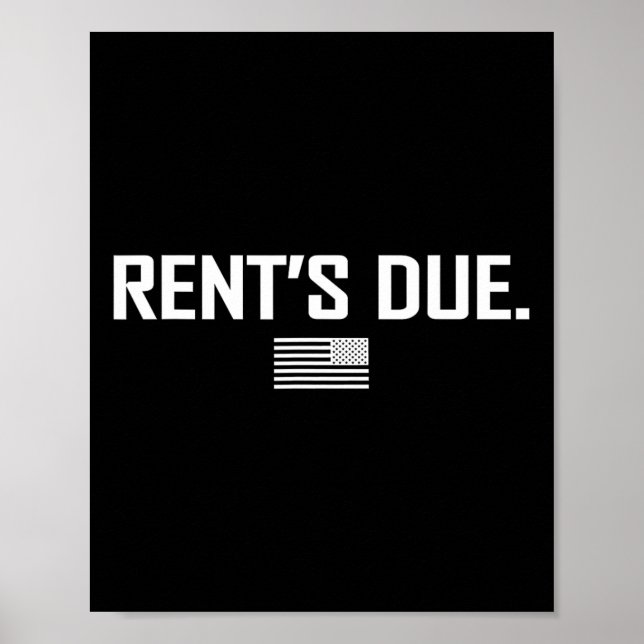 Affiche Rent's due Work Bodybuilder Poids T S (Devant)