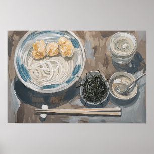 Affiche Repas japonais