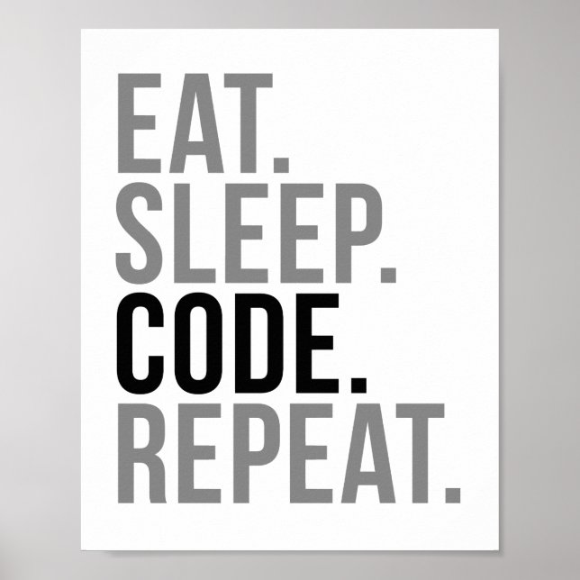Affiche Répéter le code du sommeil (Devant)
