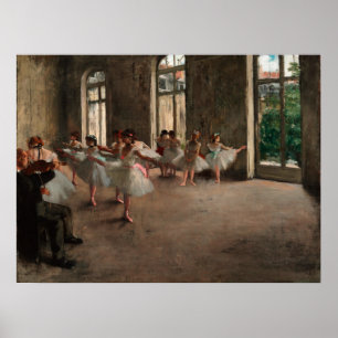 Affiche Répétition de ballet - Edgar Degas - 1873