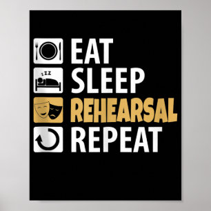 Affiche Répétition de la répétition du sommeil - Citations