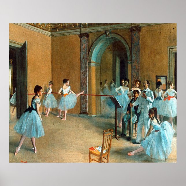 Affiche Répétition sur la Foyer de l'Opéra La Rue (Devant)