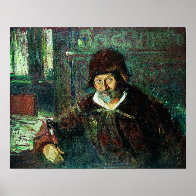 Affiche Repin - Autoportrait 1920 (Devant)