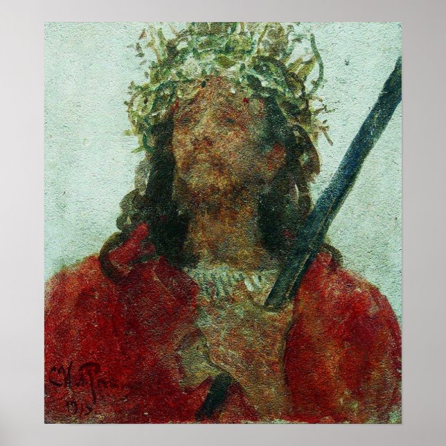 Affiche Repin - Jesus In Crown Of Thorns 1913 (Devant)