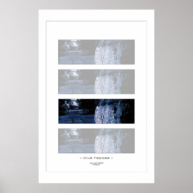 Affiche repos bleu (Devant)