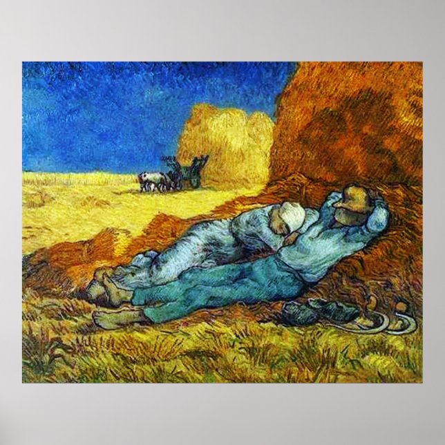 Affiche Repos de Work Vincent van Gogh (Devant)