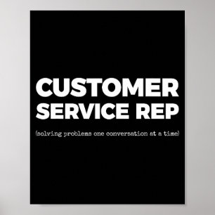 Affiche Représentant du service (résolution des problèmes