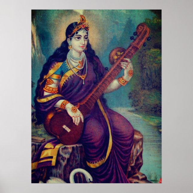 Affiche Représentation de Sarasvati (Devant)