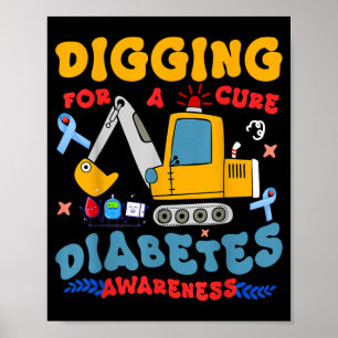 Affiche Représentation de sensibilisation au diabète des e