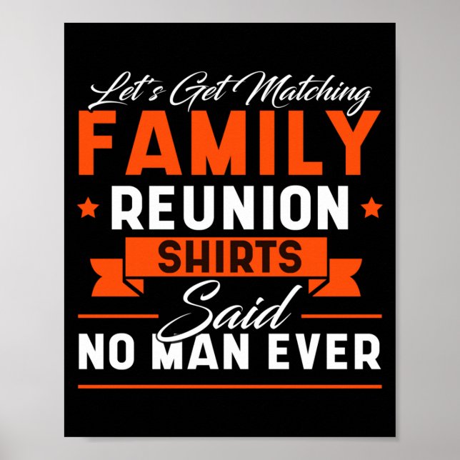 Affiche Représentation drôle de réunion de famille  (Devant)